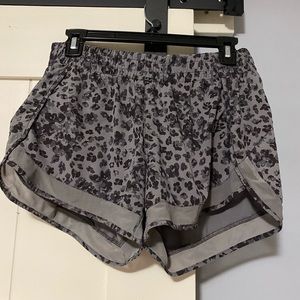 Athlete Printed Mesh Racer Run Short 4" - S